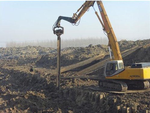 挖掘機打樁臂 挖掘機打樁臂